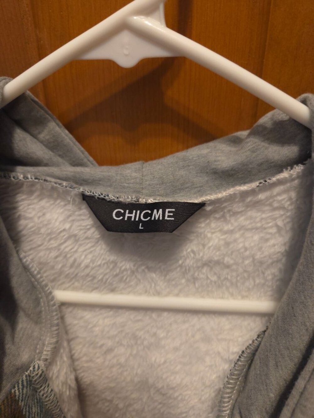Cozy ChicMe Emerald Green Plaid Sherpa Hooded - Picture 2 of 6